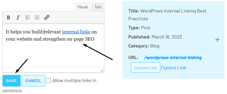 change surrounding text