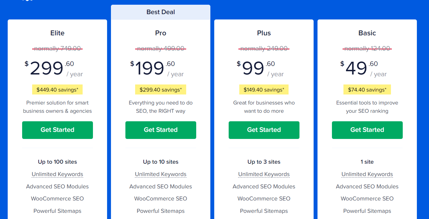 aioseo pricing
