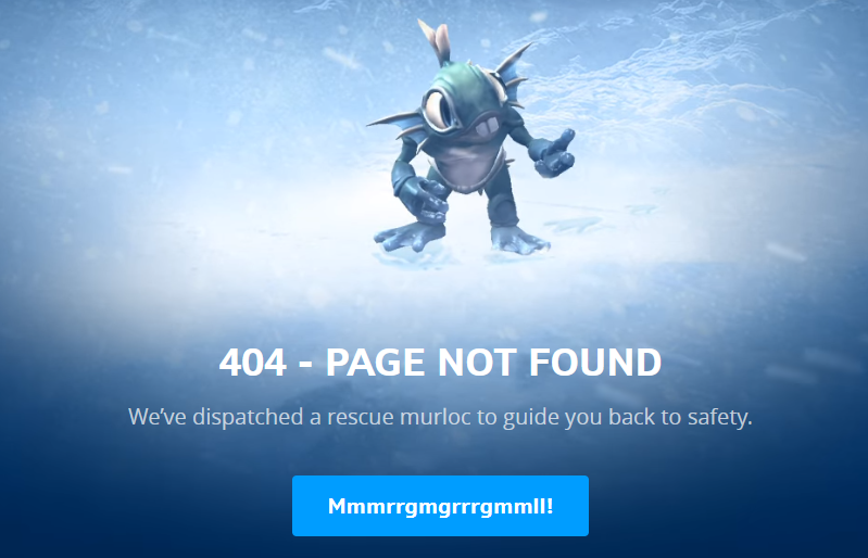 blizzard 404 error page