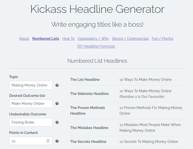 free headline generator
