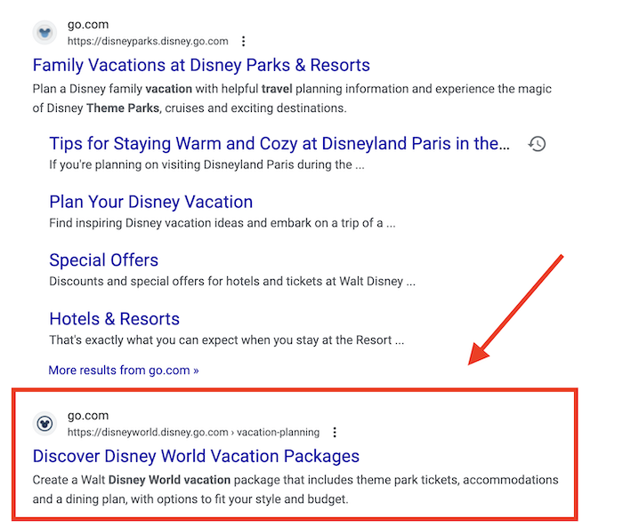 An example of what you get with Google Search exclude word parameters.