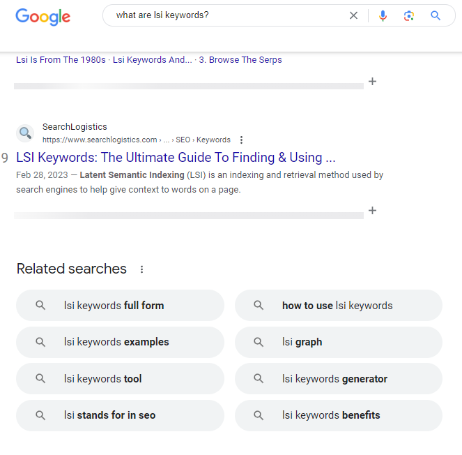 what are lsi keywords