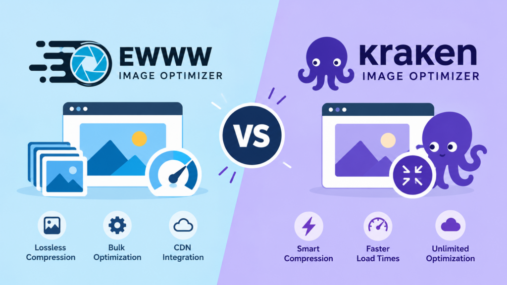 EWWW Image Optimizer vs Kraken Image Optimizer