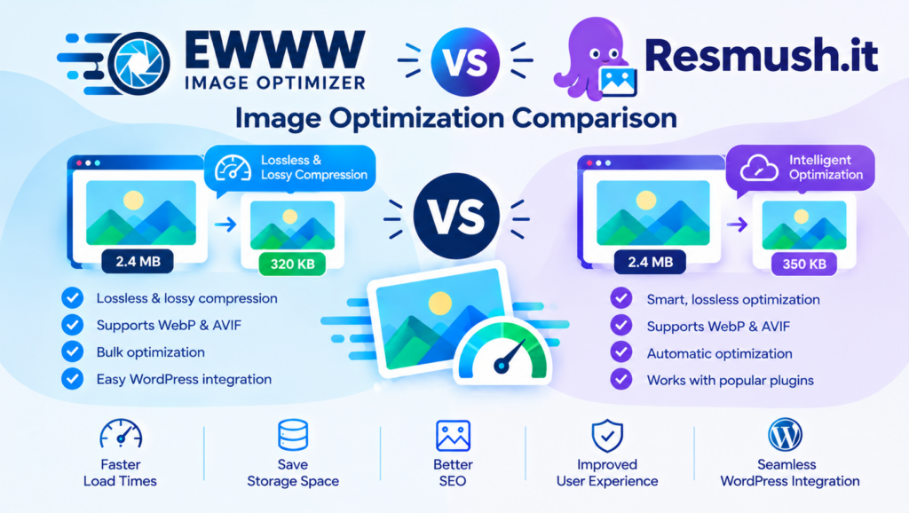 EWWW Image Optimizer vs reSmush.it