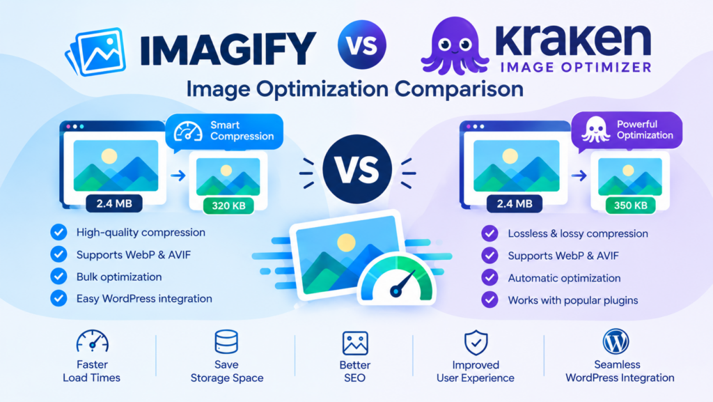 Imagify vs Kraken Image Optimizer