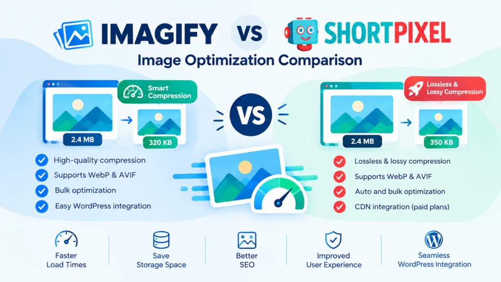 Imagify vs ShortPixel Image Optimizer