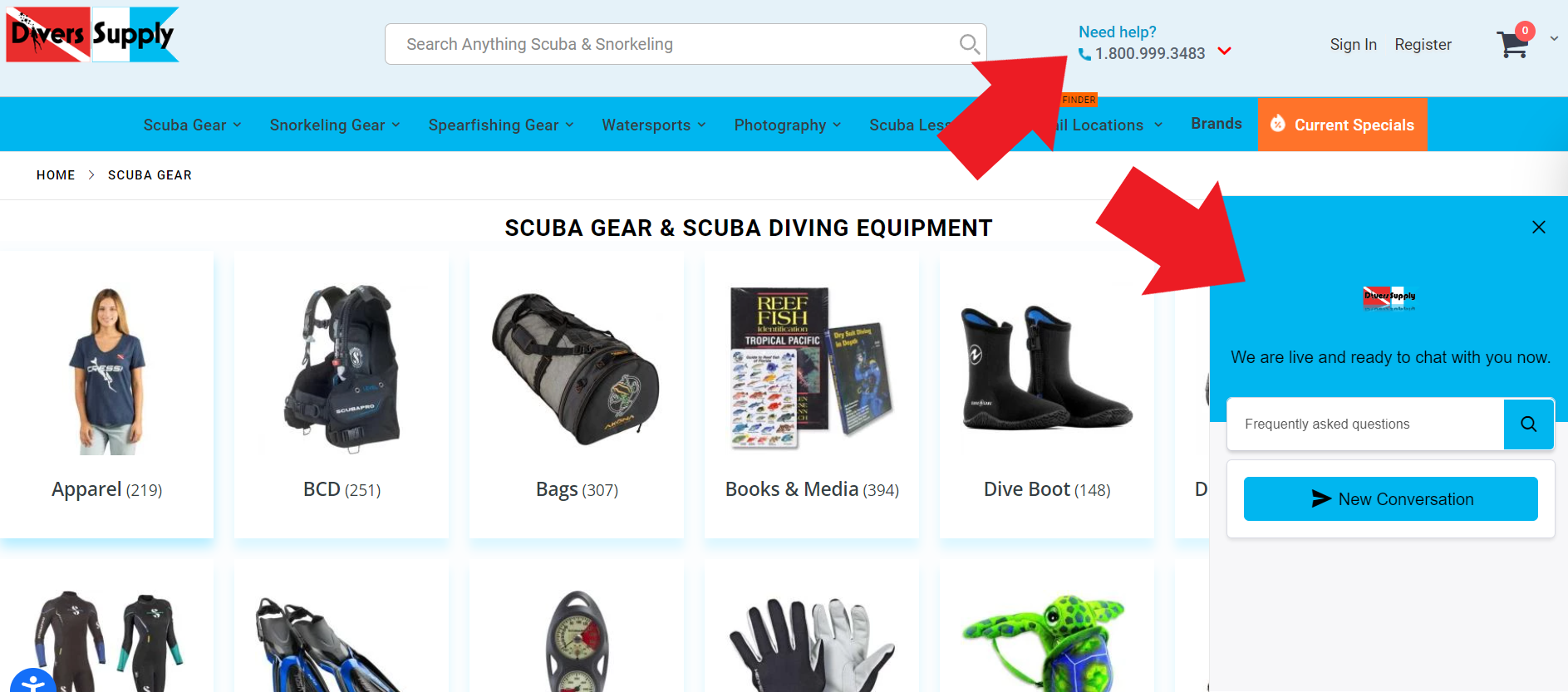 customer service options
