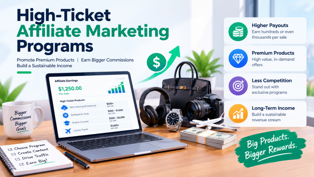 High Ticket Affiliate Marketing Programs