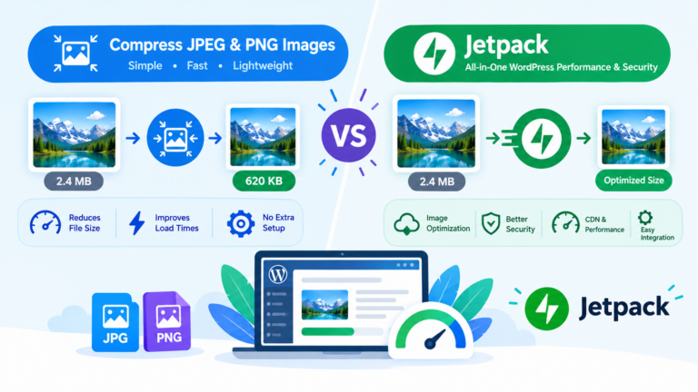 Compress JPEG & PNG Images vs Jetpack