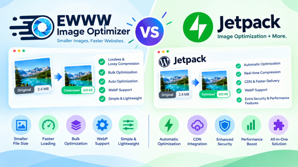 EWWW Image Optimizer vs Jetpack