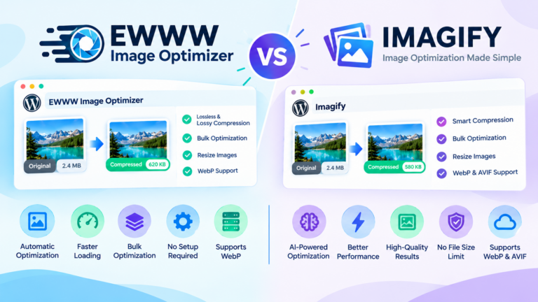 EWWW Image Optimizer vs Imagify