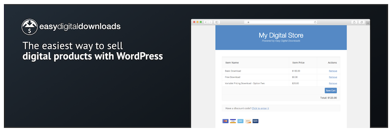 The Easy Digital Downloads plugin.