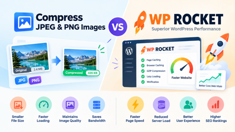 Compress JPEG & PNG Images vs WP Rocket