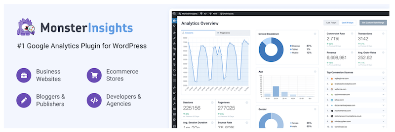 The MonsterInsights plugin.
