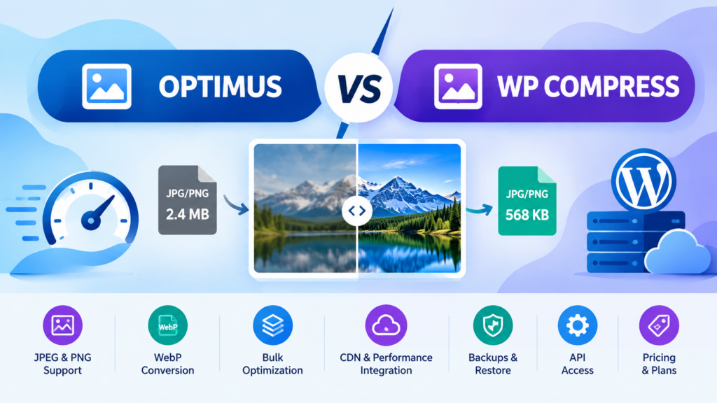 Optimus vs WP Compress