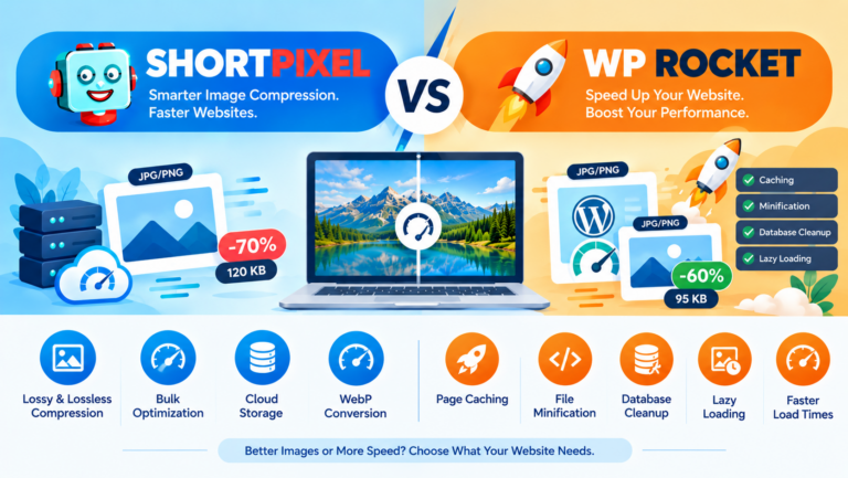 ShortPixel Image Optimizer vs WP Rocket