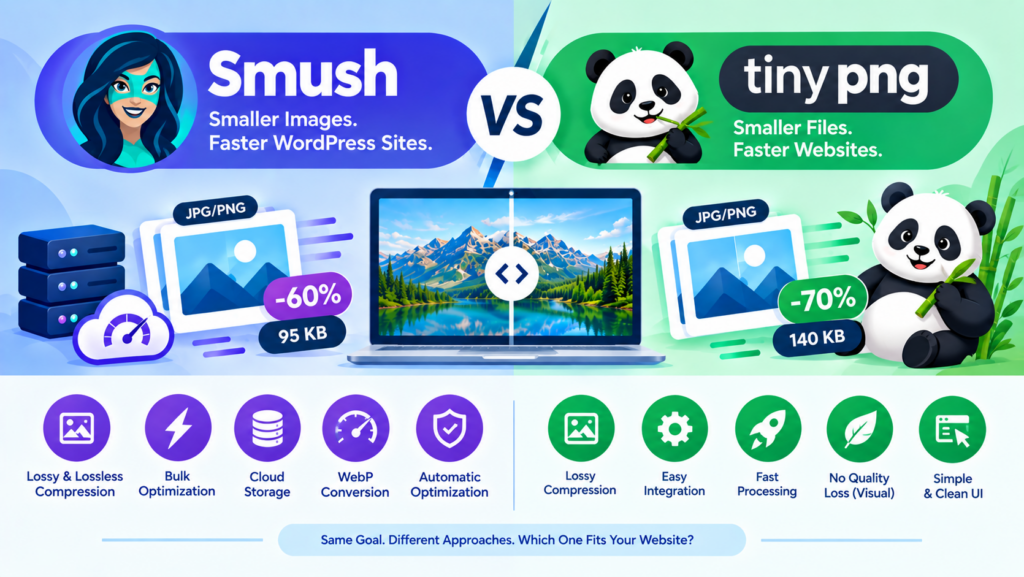 Smush vs TinyPNG