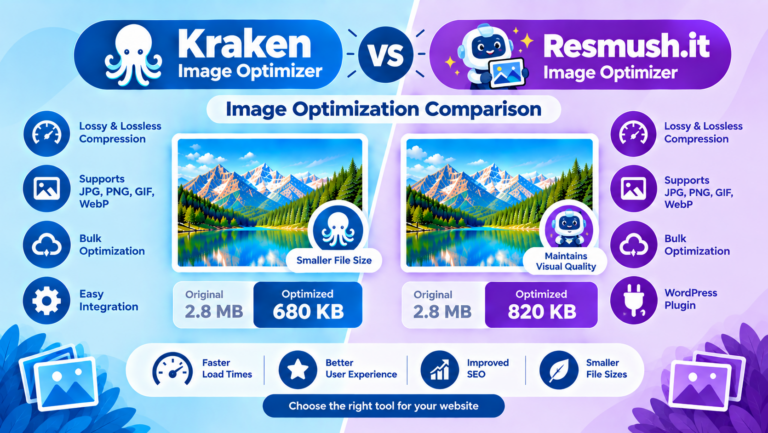 Kraken Image Optimizer vs reSmush.it