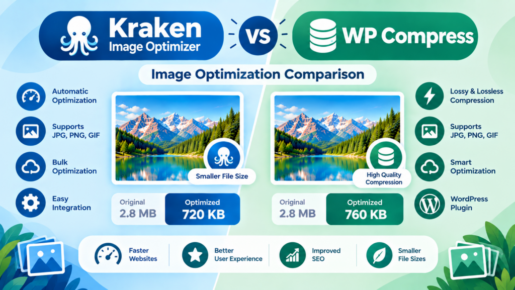 Kraken Image Optimizer vs WP Compress