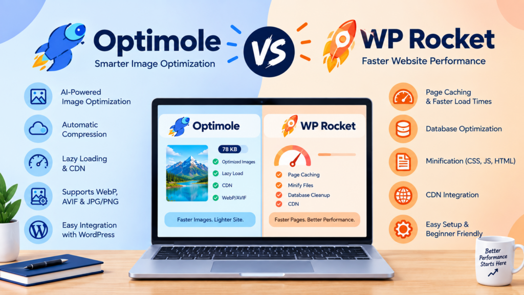 Optimole vs WP Rocket