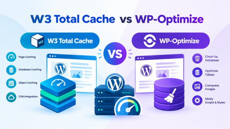 W3 Total Cache vs WP-Optimize