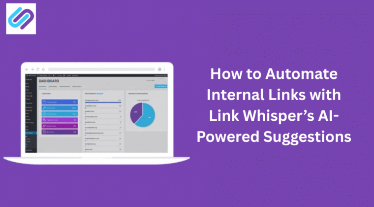 Link Whisper Internal Linking plugin recommending smart links in WordPress editor | Improve your on-page SEO with automated internal linking powered by Link Whisper’s AI.