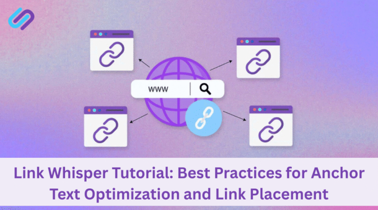 Link Whisper plugin suggesting anchor text for internal linking in WordPress | Boost internal SEO by customizing anchor text with LinkWhisper’s intelligent tools.