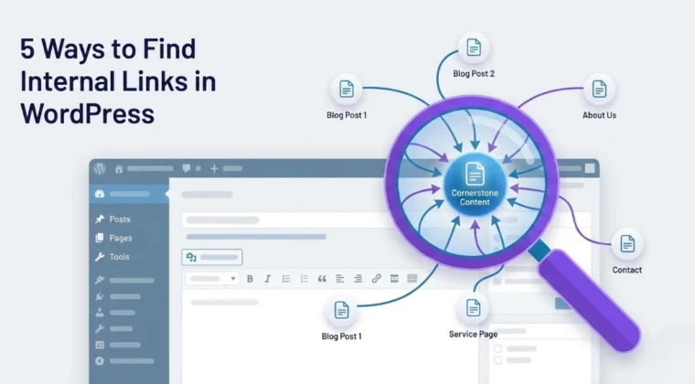 find internal links to a page