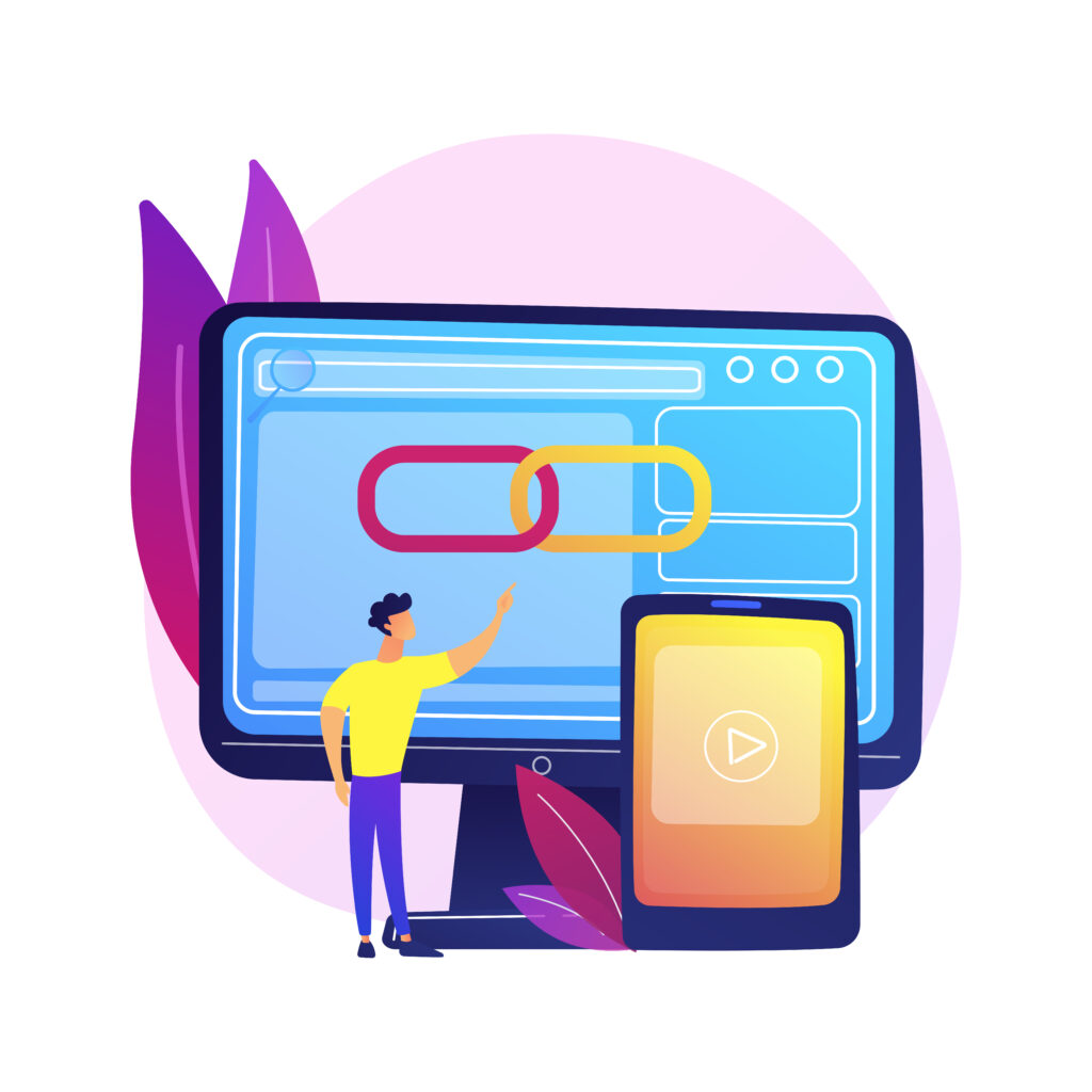 media player vector concept metaphor.