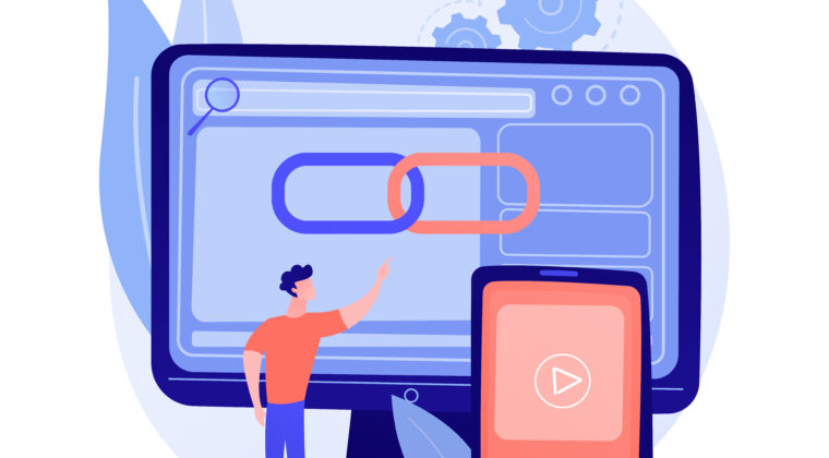 media player vector concept metaphor.