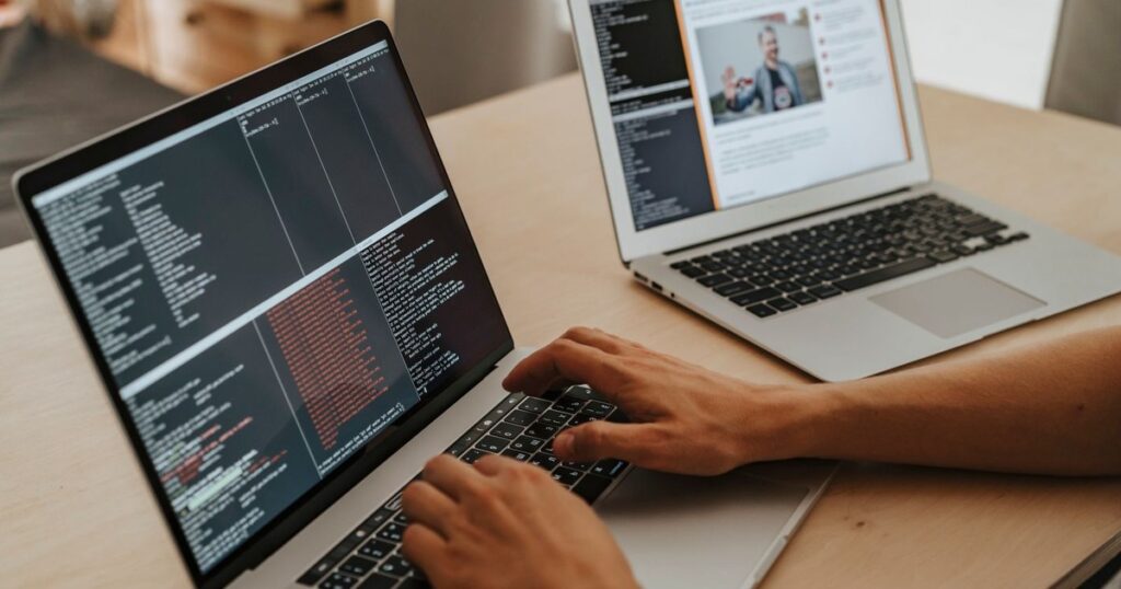 Site owner reviewing a broken link checker WordPress report on a laptop